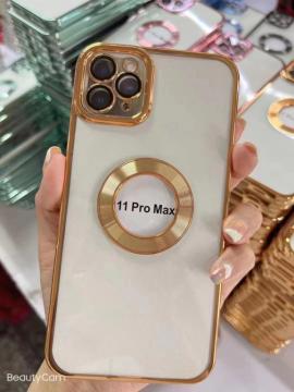 Coque Transparente en TPU Electroplated CD pour iPhone 12 Pro